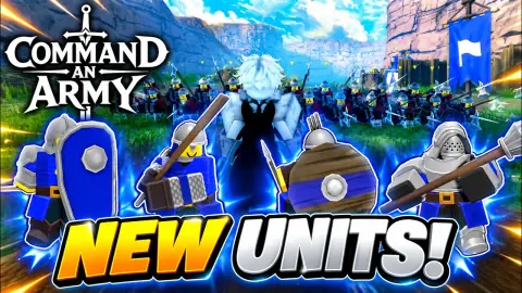 The NEW UNITS Are INSANE in Command an Army! (Roblox)