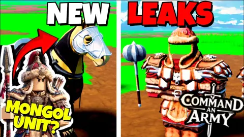 NEW *LEAKED* UNIT in Command an Army Roblox (MONGOLS)