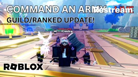 COMMAND AN ARMY ROBLOX! GUILD/RANKED UPDATE 2! PLAYING WITH VIEWERS!