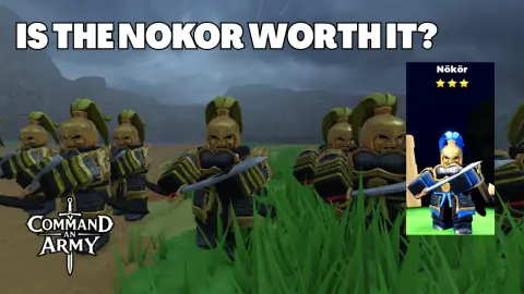 IS THE NOKOR WORTH IT? (MONGOL BATTLEPASS) COMMAND AN ARMY ROBLOX