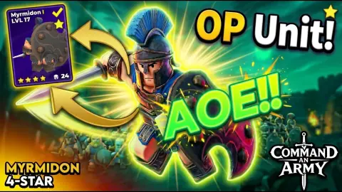 Myrmidon is  OP (Hidden Stats Revealed) | Command an Army | Roblox [CC]