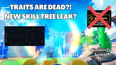 TRAITS ARE DEAD! NEW SKILL TREE LEAK?! MORE UPDATE 3 LEAKS COMMAND AN ARMY ROBLOX